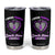 Domestic Violence Awareness Tumbler Cup Purple Ribbon Support Survivor TS10 Black Print Your Wear