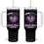 Domestic Violence Awareness Tumbler With Handle Purple Ribbon Support Survivor - Print Your Wear