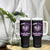 Domestic Violence Awareness Tumbler With Handle Purple Ribbon Support Survivor TS10 Print Your Wear