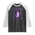 Domestic Violence Awareness Raglan Shirt Halloween October Wear Purple Ghost TS10 Black White Print Your Wear