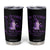 Domestic Violence Awareness Tumbler Cup Halloween October Wear Purple Ghost TS10 Black Print Your Wear