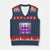 Retro In October We Wear Purple Witch Domestic Violence Awareness V-Neck Knit Sweater Vest TS10 Navy Red Print Your Wear