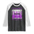 Retro In October We Wear Purple Witch Domestic Violence Awareness Raglan Shirt TS10 Black White Print Your Wear