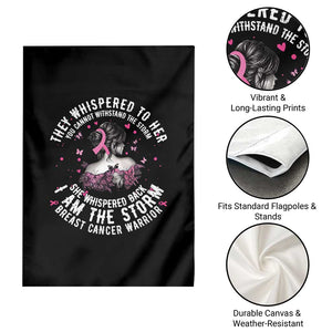 Breast Cancer Garden Flag Pink Ribbon I Am Storm TS10 Print Your Wear