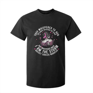 Breast Cancer T Shirt For Kid Pink Ribbon I Am Storm TS10 Black Print Your Wear