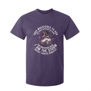 Breast Cancer T Shirt For Kid Pink Ribbon I Am Storm TS10 Purple Print Your Wear