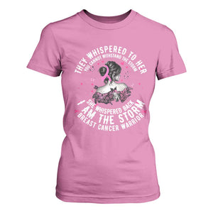 Breast Cancer T Shirt For Women Pink Ribbon I Am Storm TS10 Azalea Print Your Wear