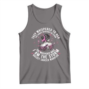 Breast Cancer Tank Top Pink Ribbon I Am Storm TS10 Deep Heather Print Your Wear