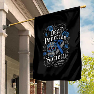 Funny Diabetes Type 1 Awareness Garden Flag Dead Pancreas Society Sugar Skull TS10 Print Your Wear