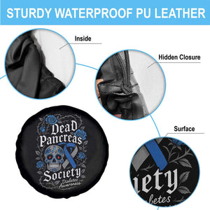 Funny Diabetes Type 1 Awareness Spare Tire Cover Dead Pancreas Society Sugar Skull TS10 Print Your Wear