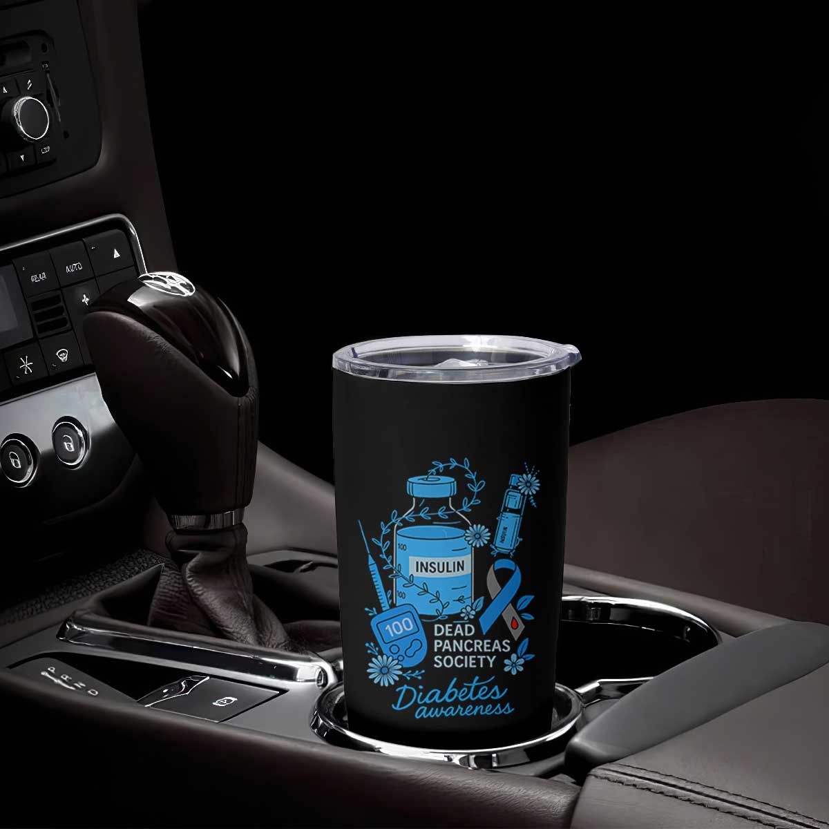 Dead Pancreas Society Tumbler Cup Funny Diabetes Awareness Insulin T1D Support TS10 Print Your Wear