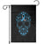 Diabetes Awareness Skull Garden Flag Blue Ribbon T1D Support Sugar Skull TS10 Black Print Your Wear