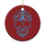Diabetes Awareness Skull Christmas Ornament Blue Ribbon T1D Support Sugar Skull TS10 Print Your Wear