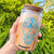 Diabetes Awareness Skull Glass Can Blue Ribbon T1D Support Sugar Skull TS10 Black Print Your Wear