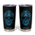 Diabetes Awareness Skull Tumbler Cup Blue Ribbon T1D Support Sugar Skull TS10 Black Print Your Wear