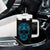 Diabetes Awareness Skull Tumbler With Handle Blue Ribbon T1D Support Sugar Skull TS10 Print Your Wear