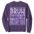Funny Bruh Purple Up For Military Kids Sweatshirt Military Child Month TS11 Purple Print Your Wear