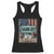 Funny Hands Off With Justice For All Racerback Tank Top Statue Of Liberty American Flag TS11 Black Print Your Wear