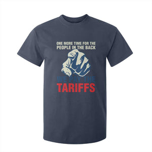 One More Time For The People In The Back We Pay The Tariffs T Shirt For Kid Pointing Hand TS11 Navy Print Your Wear