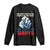 One More Time For The People In The Back We Pay The Tariffs Long Sleeve Shirt Pointing Hand TS11 Black Print Your Wear