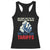 One More Time For The People In The Back We Pay The Tariffs Racerback Tank Top Pointing Hand TS11 Black Print Your Wear