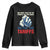 One More Time For The People In The Back We Pay The Tariffs Youth Sweatshirt Pointing Hand TS11 Black Print Your Wear