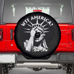 Funny Statue Of Liberty WTF America Spare Tire Cover TS11 Black Print Your Wear