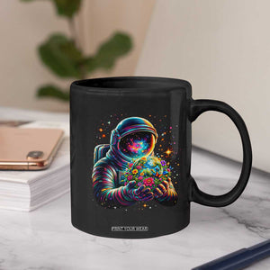 Astronaut Earth Flowers Spaceman Planet Galaxy Universe Coffee Mug TS11 Print Your Wear