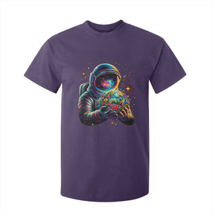 Astronaut Earth Flowers Spaceman Planet Galaxy Universe T Shirt For Kid TS11 Purple Print Your Wear