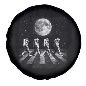 Astronauts Walking In Space Galaxy Moon Planet Spare Tire Cover TS11 Print Your Wear