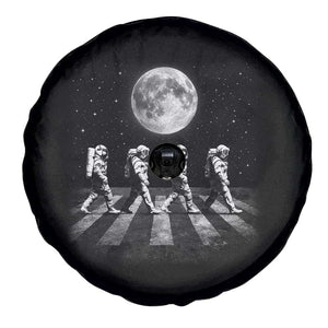 Astronauts Walking In Space Galaxy Moon Planet Spare Tire Cover TS11 Print Your Wear