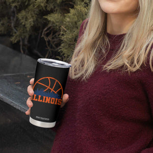 Illinois Fan Tumbler Cup IL State Basketball Game Day TS11 Print Your Wear