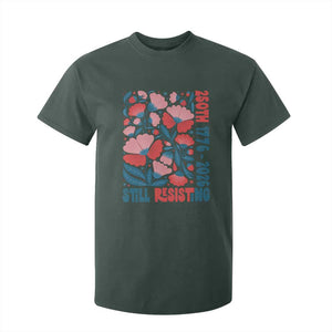 Floral 250th Still Resisting 4th of July 1776 2026 T Shirt For Kid