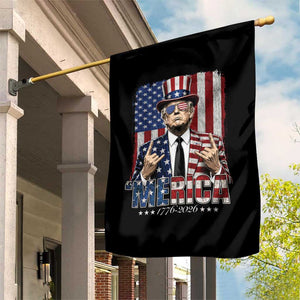 The Nations Leader US 250th Anniversary Garden Flag Funny 4th of July 1776 2026