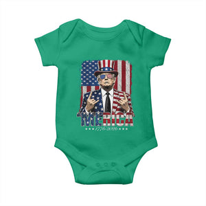 The Nations Leader US 250th Anniversary Baby Onesie Funny 4th of July 1776 2026