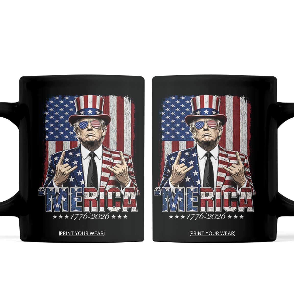 The Nations Leader US 250th Anniversary Coffee Mug Funny 4th of July 1776 2026