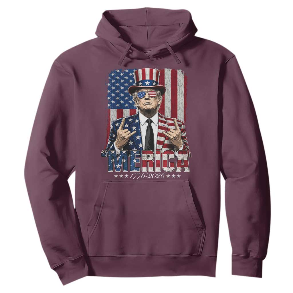 The Nations Leader US 250th Anniversary Hoodie Funny 4th of July 1776 2026
