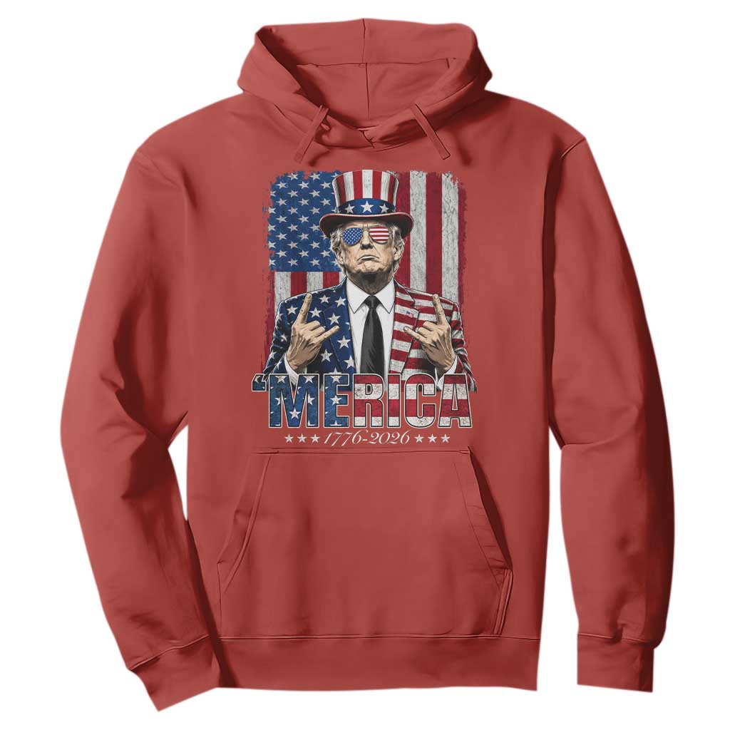 The Nations Leader US 250th Anniversary Hoodie Funny 4th of July 1776 2026