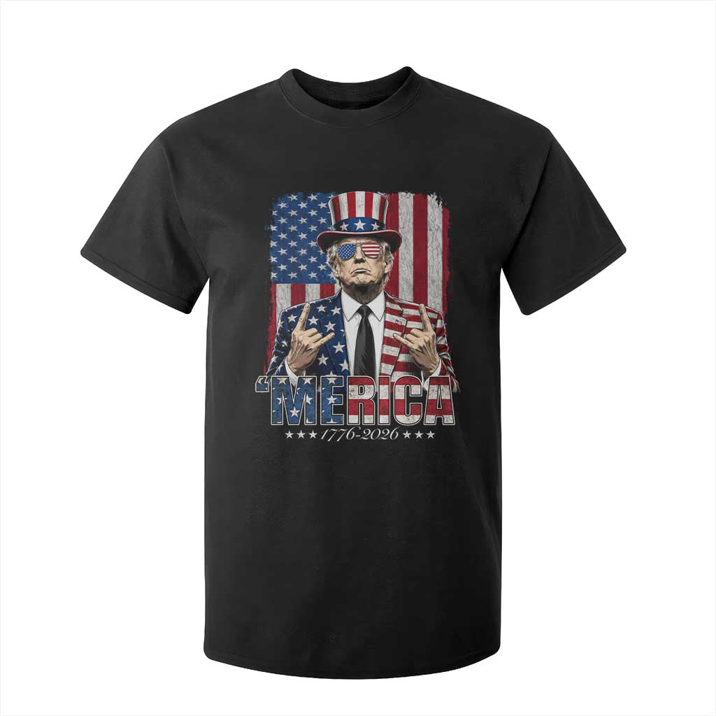 The Nations Leader US 250th Anniversary T Shirt For Kid Funny 4th of July 1776 2026