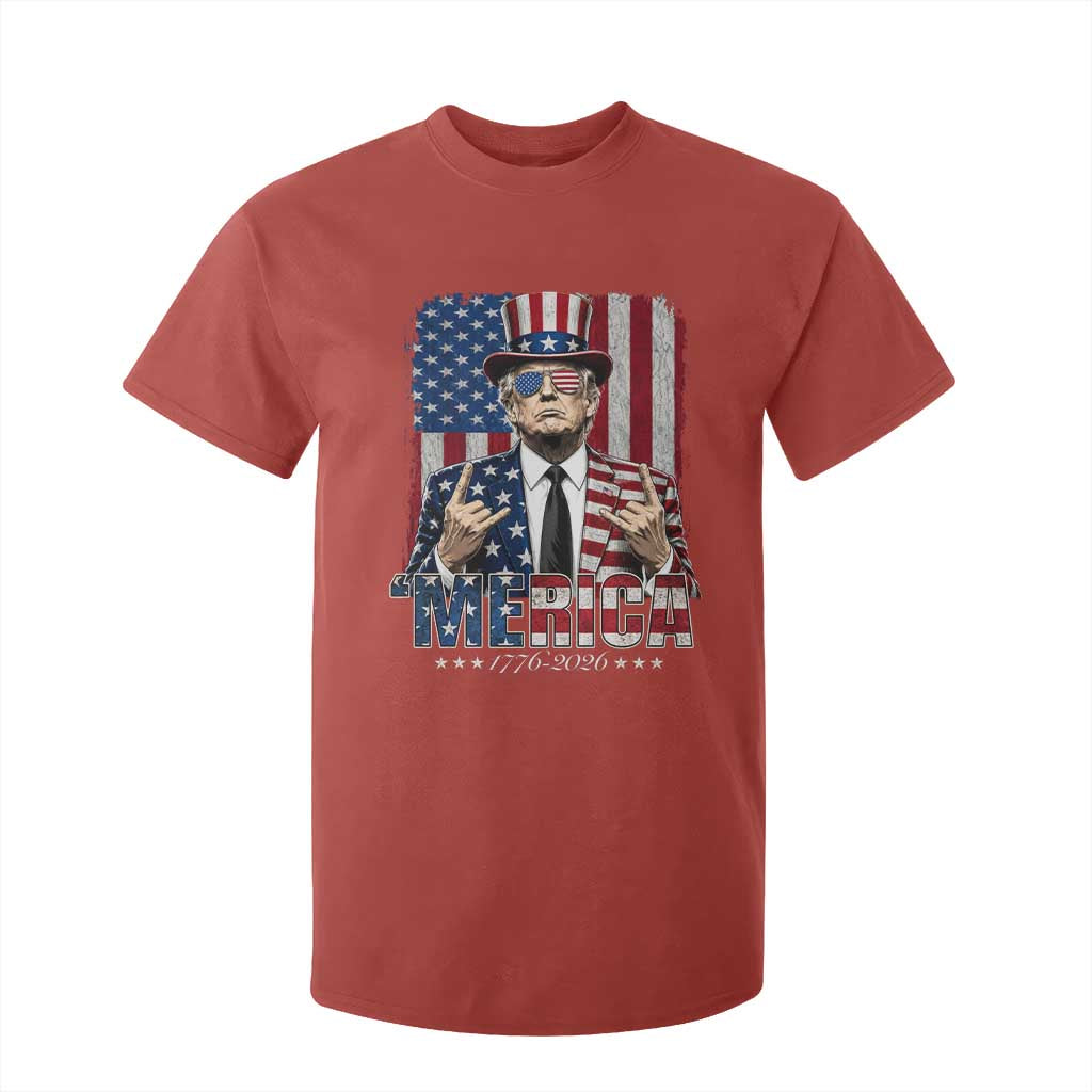 The Nations Leader US 250th Anniversary T Shirt For Kid Funny 4th of July 1776 2026