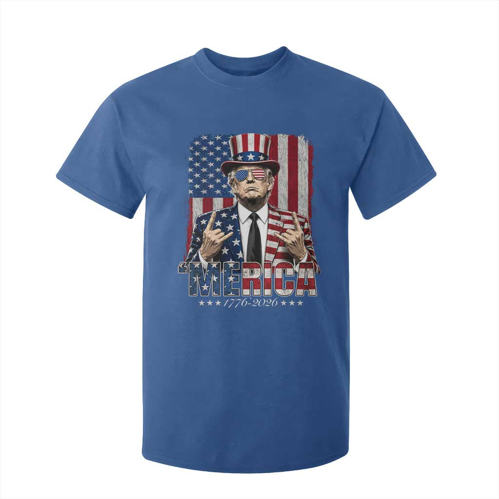 The Nations Leader US 250th Anniversary T Shirt For Kid Funny 4th of July 1776 2026