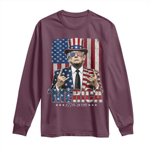 The Nations Leader US 250th Anniversary Long Sleeve Shirt Funny 4th of July 1776 2026