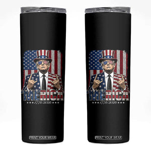 The Nations Leader US 250th Anniversary Skinny Tumbler Funny 4th of July 1776 2026