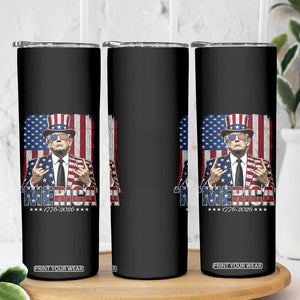 The Nations Leader US 250th Anniversary Skinny Tumbler Funny 4th of July 1776 2026