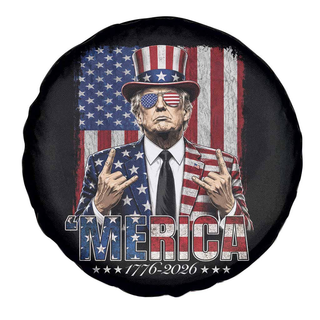 The Nations Leader US 250th Anniversary Spare Tire Cover Funny 4th of July 1776 2026