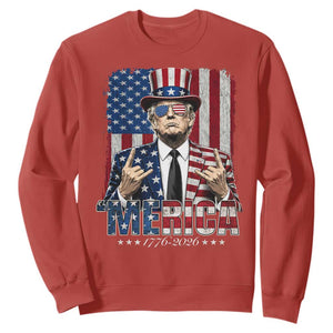 The Nations Leader US 250th Anniversary Sweatshirt Funny 4th of July 1776 2026