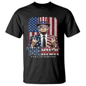 The Nations Leader US 250th Anniversary T Shirt Funny 4th of July 1776 2026