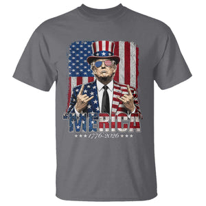 The Nations Leader US 250th Anniversary T Shirt Funny 4th of July 1776 2026