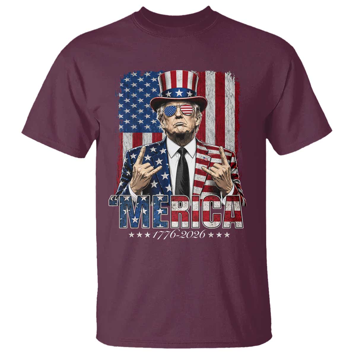 The Nations Leader US 250th Anniversary T Shirt Funny 4th of July 1776 2026
