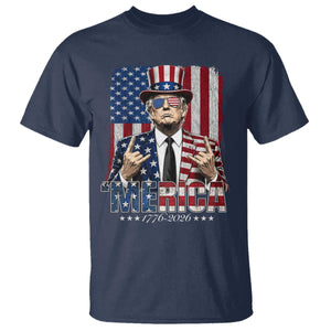 The Nations Leader US 250th Anniversary T Shirt Funny 4th of July 1776 2026
